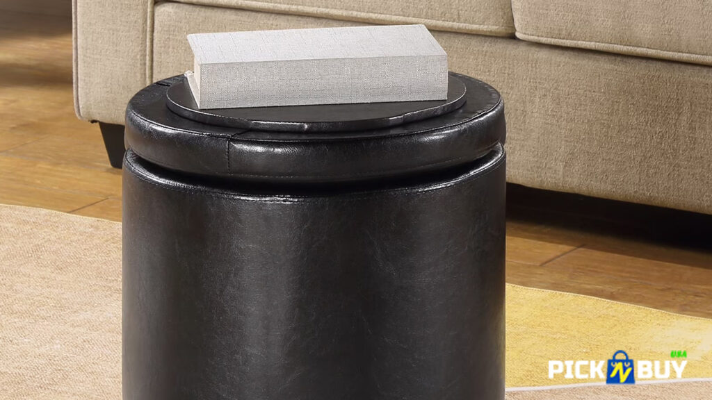 Convenience Concepts Designs 4 Comfort Round Storage Ottoman Best Round Ottomans