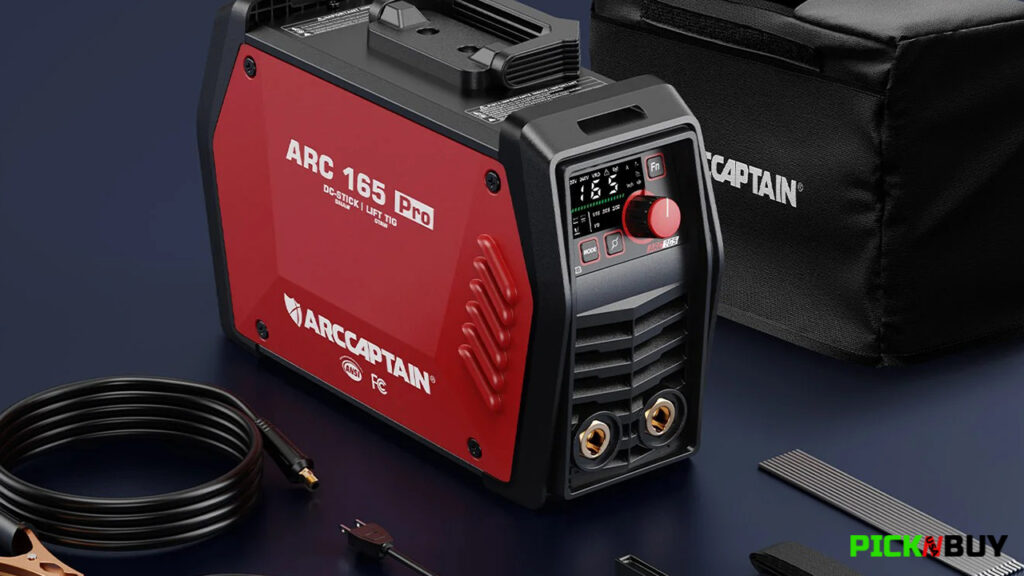 RC Captain 165 Amp 4-in-1 Welder Best Gasless MIG Welders